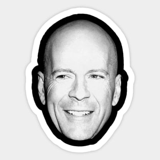 90s Bruce Willis Sticker